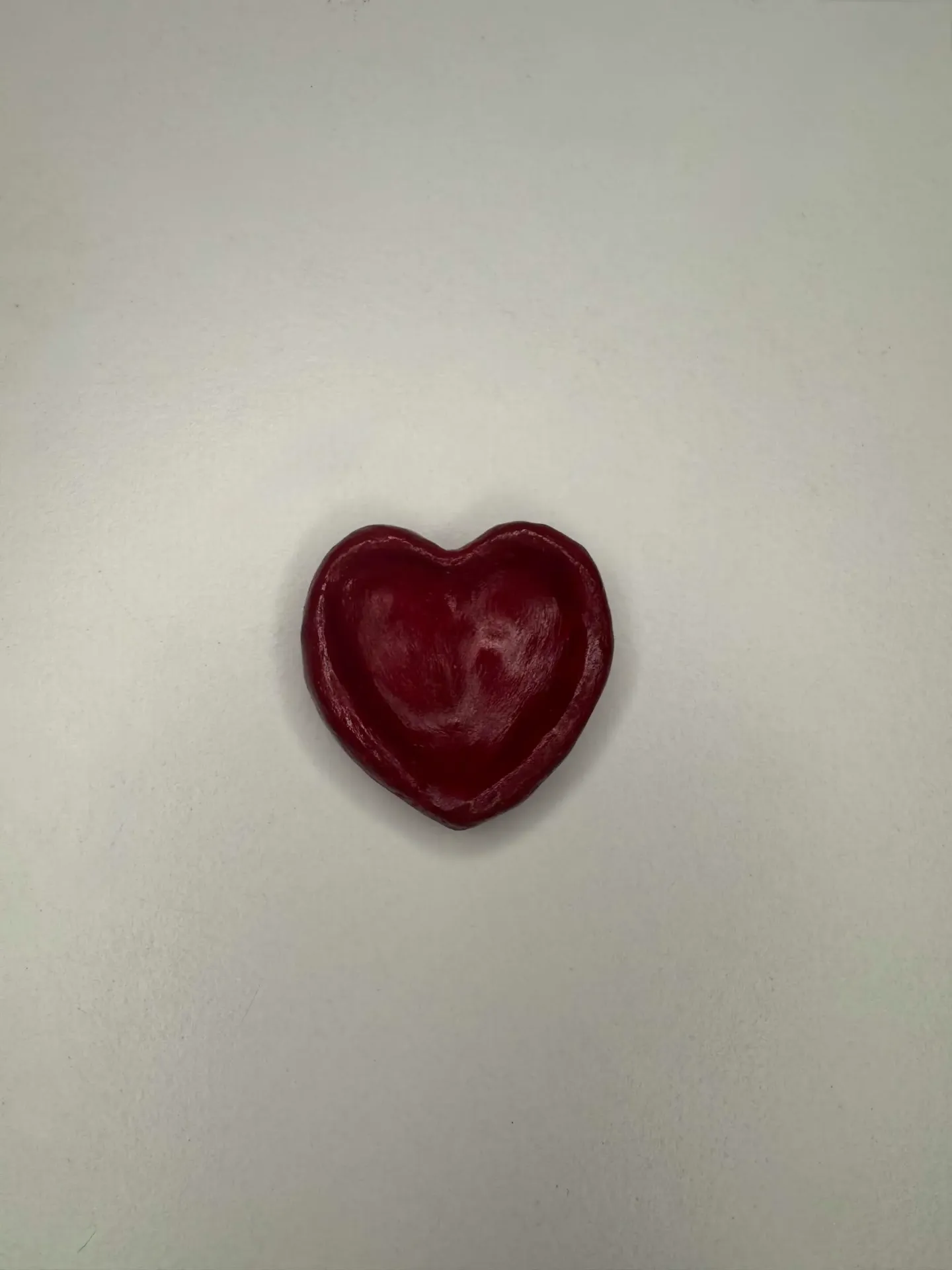 Worry Stone - Cœur Rouge